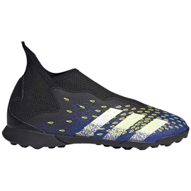 Adidas Predator Freak.3 Ll Tf Dětské kopačky černé a bílé FY0997 černá černá
