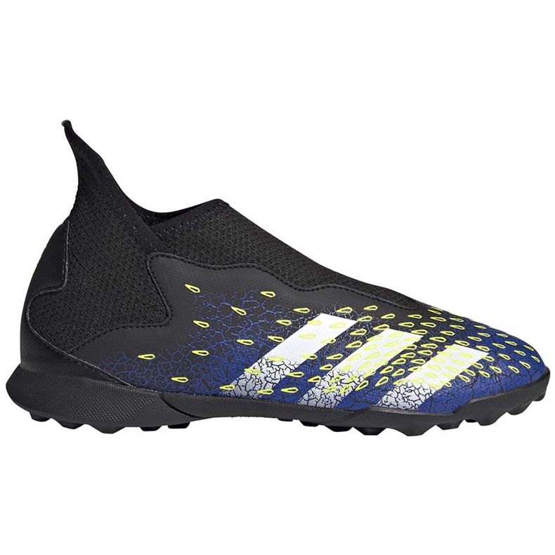 Adidas Predator Freak.3 Ll Tf Dětské kopačky černé a bílé FY0997 černá černá