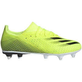 Kopačky Adidas X Ghosted.3 Sg žluto-černé FW6957 žlutá, černá žluť