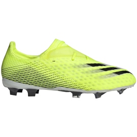 Kopačky Adidas X Ghosted.2 Fg žluto-černé FW6958 žlutá, černá žluť