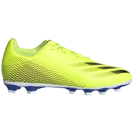 Adidas X Ghosted.4 FxG Dětské kopačky žluto-černo-bílé FW6933 žluť žluť