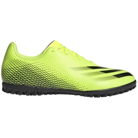 Kopačky Adidas X Ghosted.4 Tf žluto-černé FW6917 žluť žluť