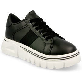 PS1 Dámské tenisky na černé platformě Riri černý