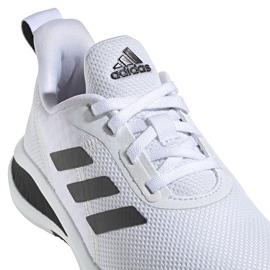 Dětské boty Adidas FortaRun K bílé a černé FW2576 bílý