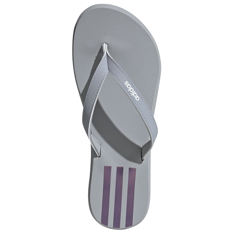 Dámské pantofle Adidas Eezay Flip Flop šedo-růžové FY8110 šedá