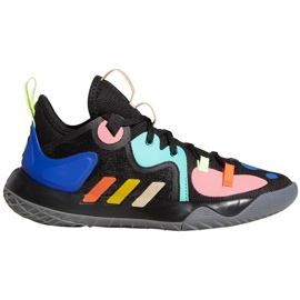 Dětská obuv Adidas Harden Stepback 2 černá FZ1546 černý vícebarevný vícebarevný