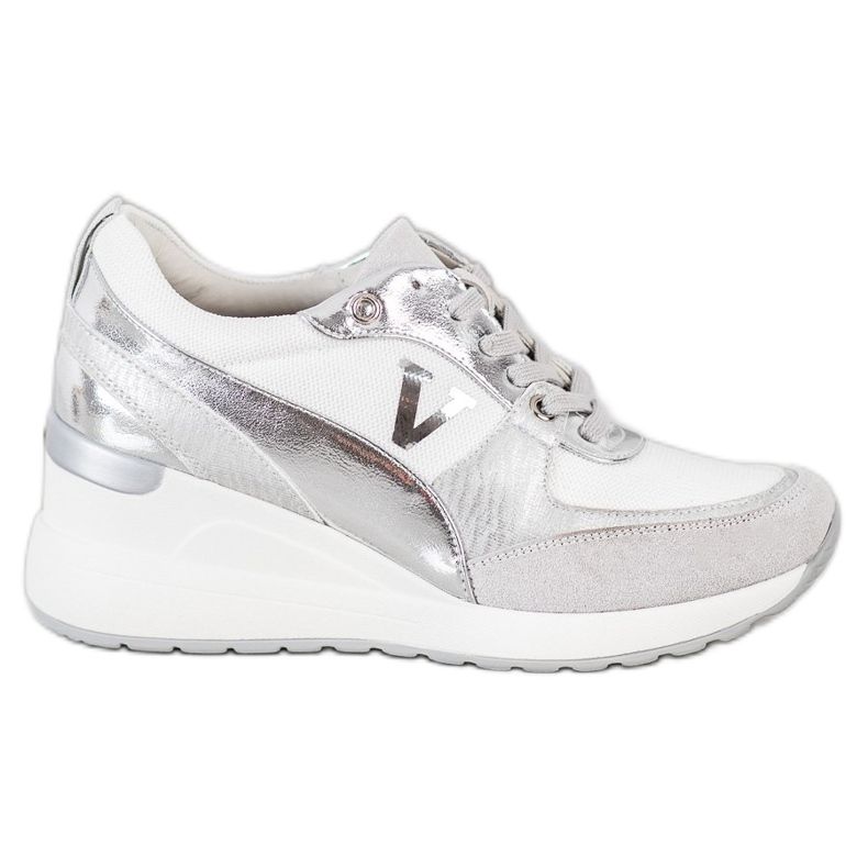 Klínové tenisky VINCEZA bílý