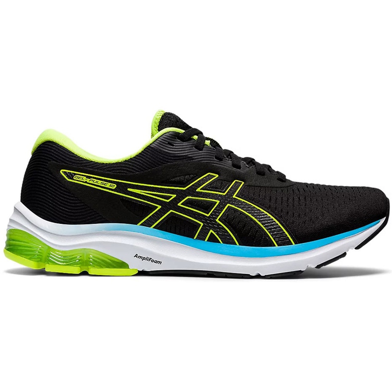 Pánské běžecké boty Asics Gel-Pulse 12 černé a zelené 1011A844 006 černá zelená