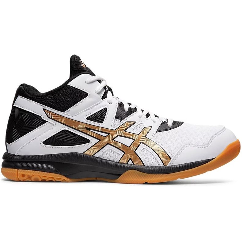 Pánské volejbalové boty Asics Gel-Task Mt 2 white-black-gold 1071A036 102 bílý