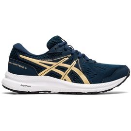 Dámské boty Asics Gel-Contend 7 navy blue 1012A911 401 námořnická modř zlatý