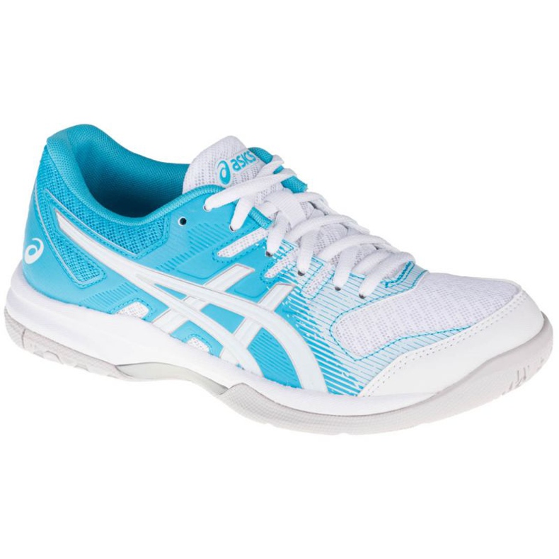 Asics Gel-Rocket 9 W 1072A034-104 bílý modrý Asics Gel-Rocket 9 W 1072A034-104 bílý modrý
