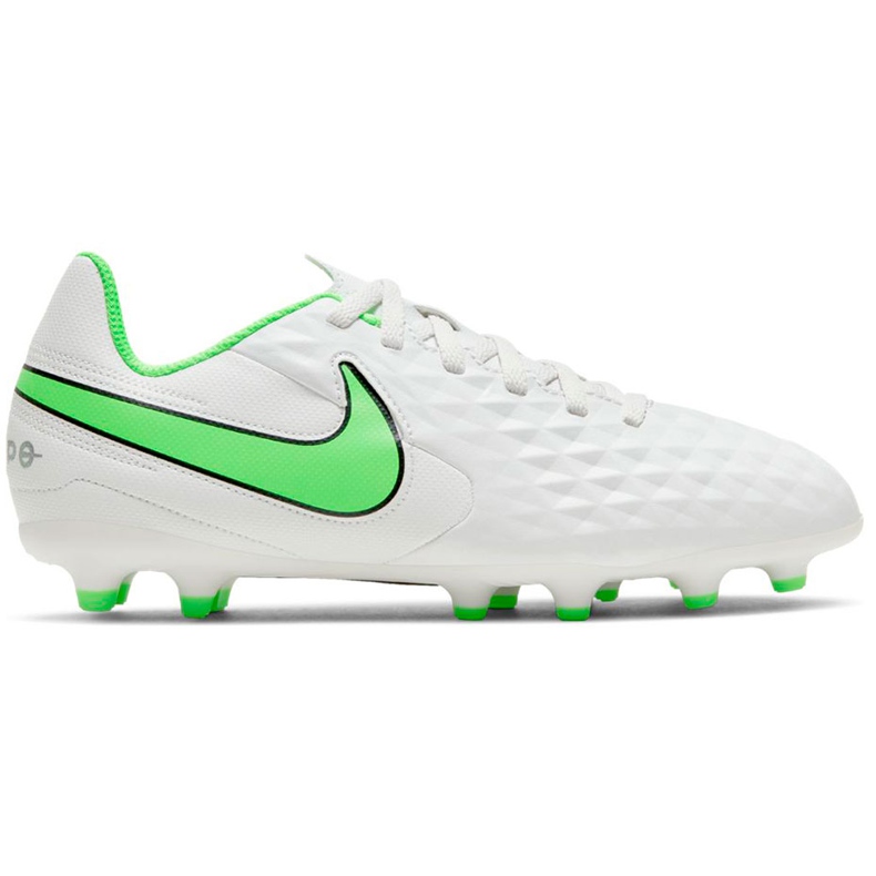 Kopačky Nike Tiempo Legend 8 Club FG / MG Junior bílé AT5881 030 bílý bílý