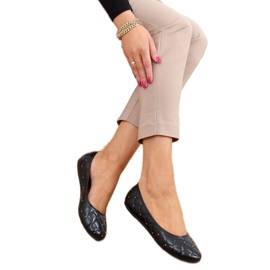 Černé CD81P Černé balerínky černý