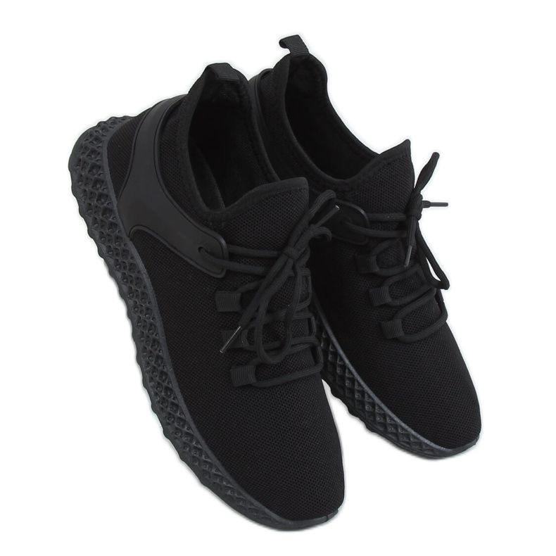 Černé sportovní ponožky JH-09 Black černá