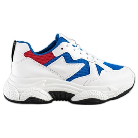 Fashion Pohodlné tenisky bílý vícebarevný