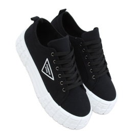 Černé dámské tenisky LA134 Black černý
