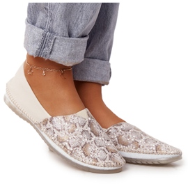 Dámské kožené balerínky Maciejka béžovo-zlaté 01930-81 béžový zlatý Dámské kožené balerínky Maciejka béžovo-zlaté 01930-81 béžový zlatý