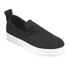 Love Slip On SK73 černé nazouvací tenisky černý