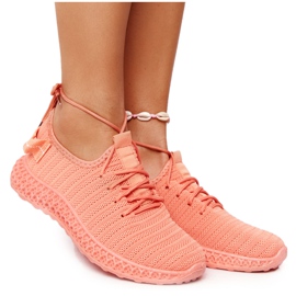 PS1 Dámská sportovní obuv Slip-on Coral Do It pomerančový růžový