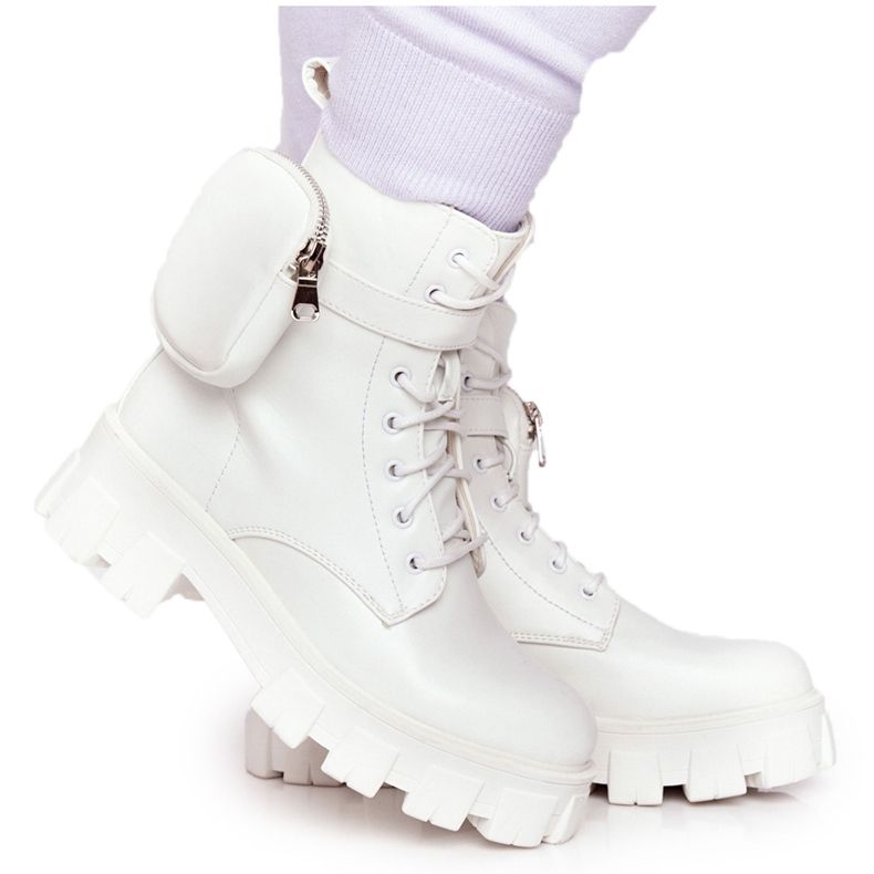 PS1 Boty Pracovníci na platformě s ledvinami Bílá sobota bílý