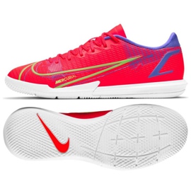 Kopačky Nike Mercurial Vapor 14 Academy Ic CV0973 600 červený pomeranče a červené