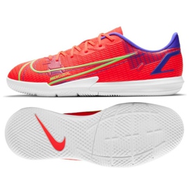 Kopačky Nike Vapor 14 Academy Ic Jr CV0815 600 červený pomeranče a červené