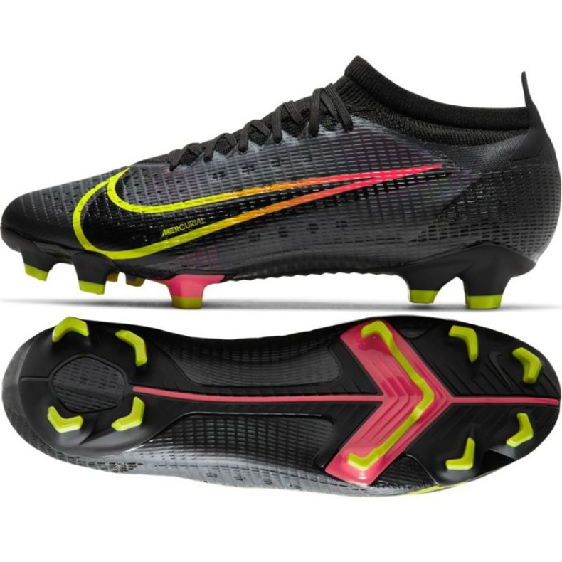 Kopačky Nike Mercurial Vapor 14 Pro Fg M CU5693 090 vícebarevný černá Kopačky Nike Mercurial Vapor 14 Pro Fg M CU5693 090 vícebarevný černá