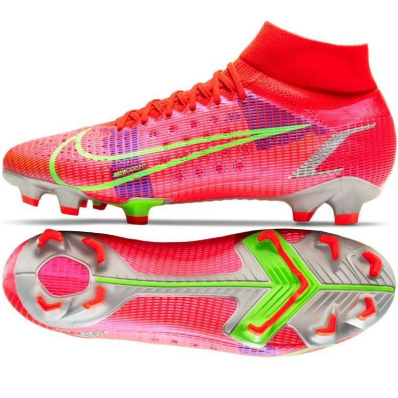 Kopačky Nike Mercurial Superfly 8 Pro Fg M CV0961 600 červené červené