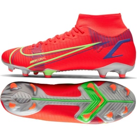 Kopačky Nike Mercurial Superfly 8 Academy Mg M CV0843 600 červený pomeranče a červené