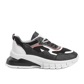 Černé tenisky se silnou podrážkou Kristen černá Černé tenisky se silnou podrážkou Kristen černá