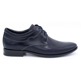 Olivier Společenské boty 1032 navy blue modrý