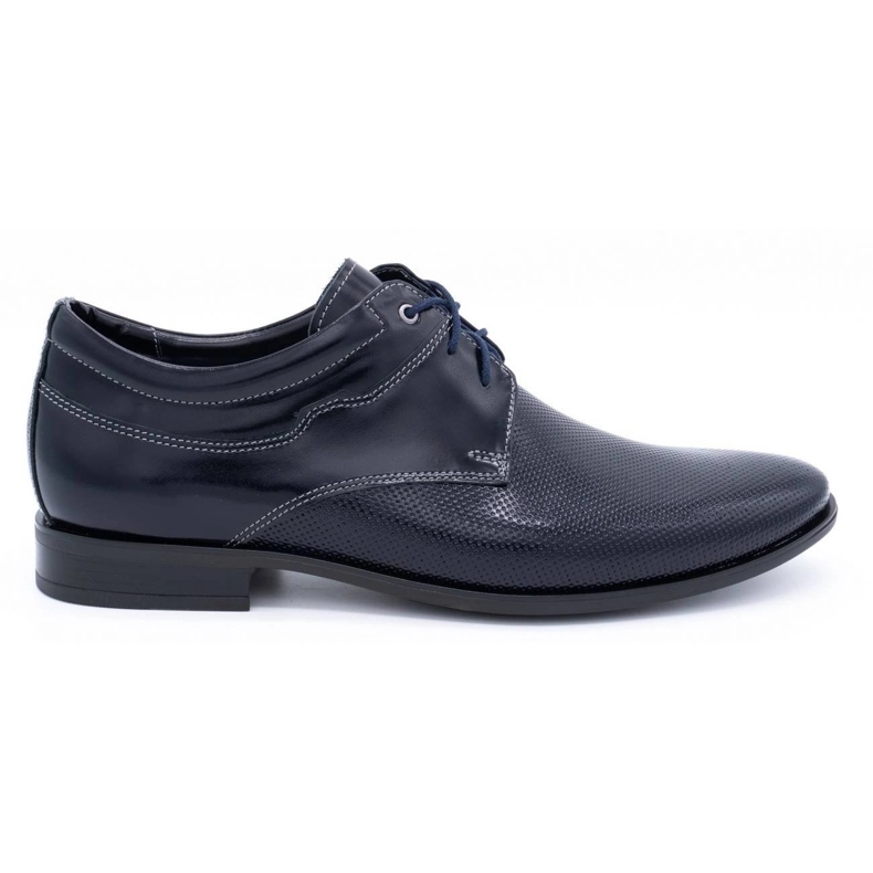 Olivier Společenské boty 1032 navy blue modrý