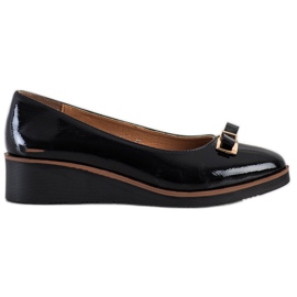 Lakované balerínky VINCEZA černý