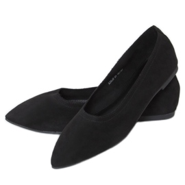 Černé dámské balerínky NK19P Black černý