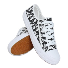 Černé dámské tenisky XL30P Black bílý černá