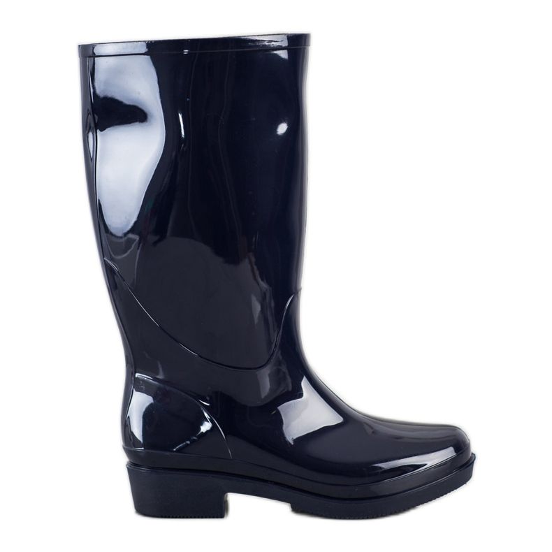 SHELOVET Galoše s vysokým leskem námořnická modrá