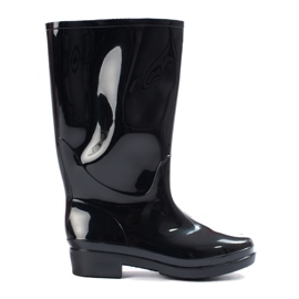 Galoše s vysokým leskem černý