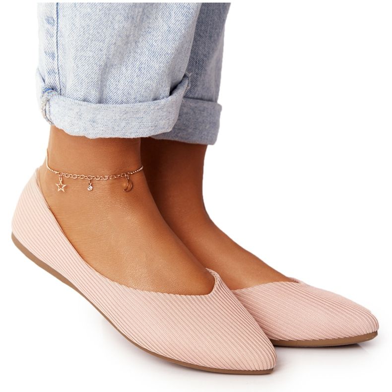 Delikátní baletka ve Spitzu Vinceza 2187 růžová růžový