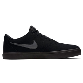 Pánské boty Nike Sb Check Solar Cnvs černé 843896 002 černý šedá