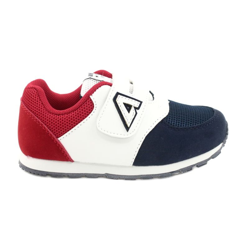 American Club Dětská sportovní bota Kožená insert BS01 BS02 Navy bílý