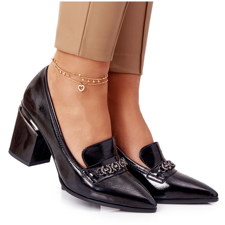 Elegantní čerpadla na baru S.Barski Premium Black černá