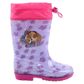 American Club American Lavender Wellies SKYE KAL04 fialová růžový