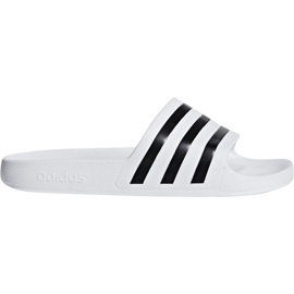 Bílé pantofle Adidas Adilette Aqua F35539 ['bílá', 'černá'] bílý