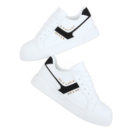 Bílé dámské tenisky 1063 Black bílý černý