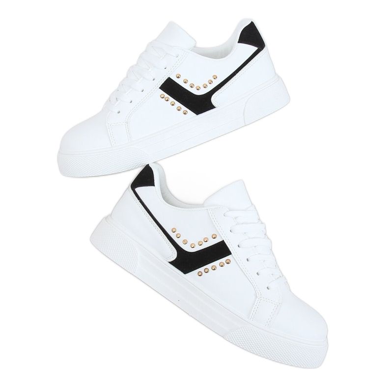 Bílé dámské tenisky 1063 Black bílý černá