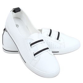 Bílé dámské tenisky 6284 Black bílý černá