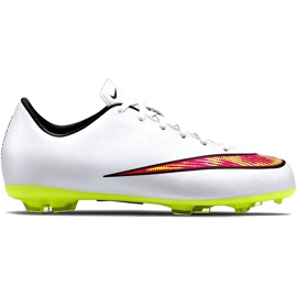 Kopačky Nike Mercurial Victory V Fg Jr 651634 170 bílý bílý