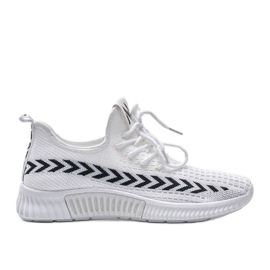 Bílé nazouvací tenisky Kaylee bílý Bílé nazouvací tenisky Kaylee bílý