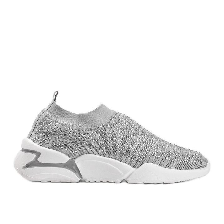 Navlékací sportovní obuv Eva stříbrná stříbrný