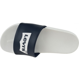 Levi's Batwing Slide Sandal 228998-756-51 bílý námořnická modř